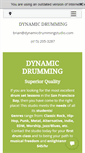 Mobile Screenshot of dynamicdrummingstudio.com
